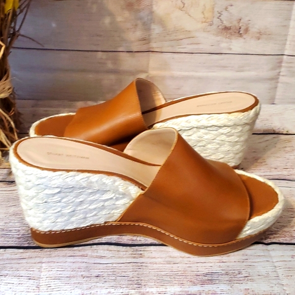 Stuart Weitzman Wedge Sandal NWOT - Picture 3 of 13